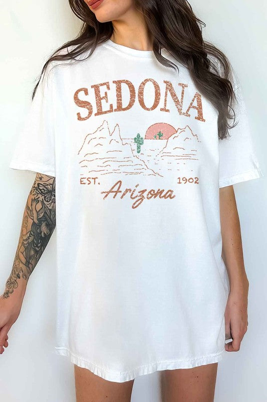 SEDONA ARIZONA OVERSIZED GRAPHIC TEE