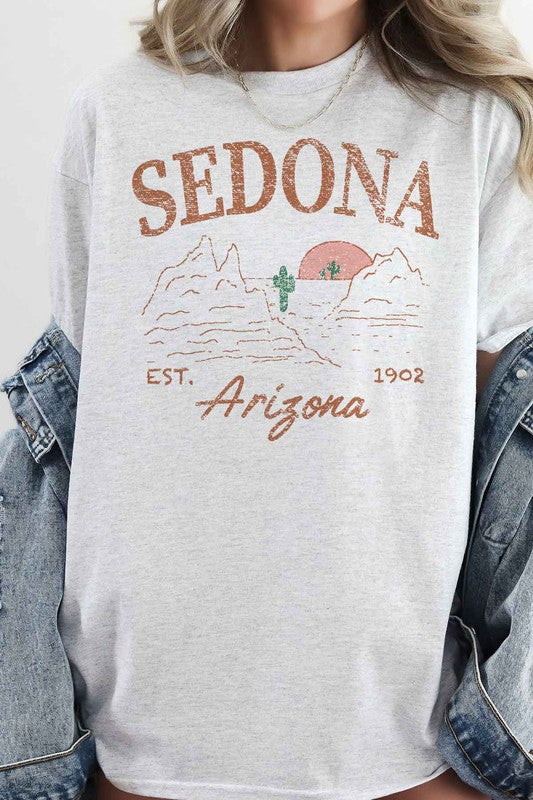 SEDONA ARIZONA OVERSIZED GRAPHIC TEE