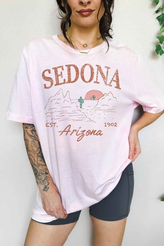 SEDONA ARIZONA OVERSIZED GRAPHIC TEE